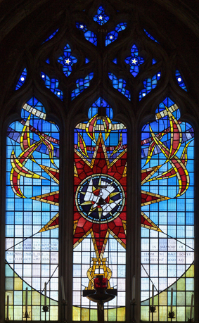 East window of church